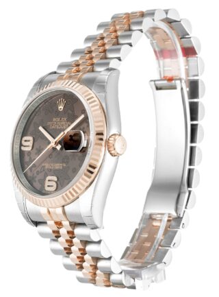 Datejust Chocolate Floral Dial 116231 Perspective View