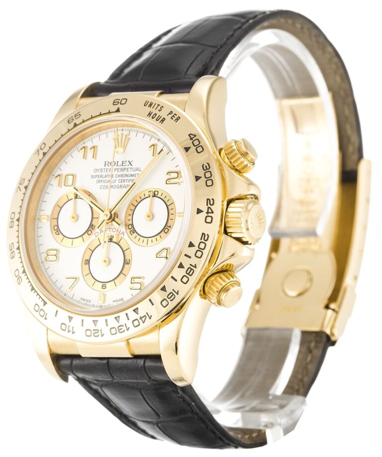 Daytona White Dial 16518 Perspective View