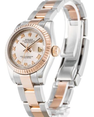 Lady-Datejust Rose Dial 179171 Perspective View