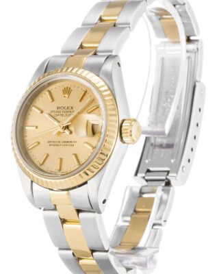 Lady-Datejust Champagne Dial 69173 Perspective View
