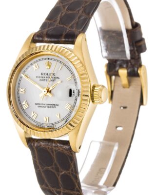 Lady-Datejust White Dial 6916 Perspective View