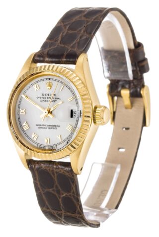 Lady-Datejust White Dial 6916 Perspective View