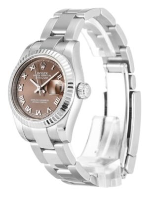 Lady-Datejust Bronze Dial 179179 Perspective View