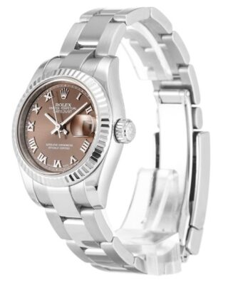 Lady-Datejust Bronze Dial 179179 Perspective View