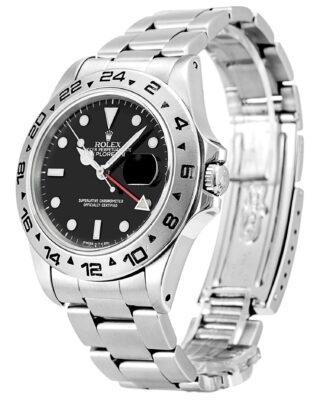 Explorer Black Dial 16550 Perspective View