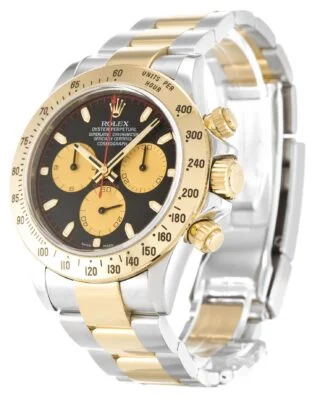 Daytona Black Dial 116523 Perspective View