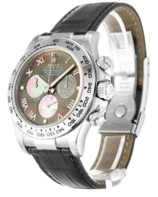 Daytona Mother of Pearl - Black Dial 116519 Perspective View