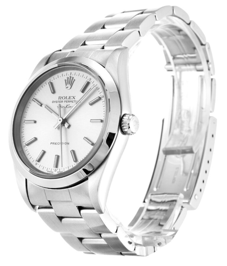 Air-King Silver Dial 14000M Perspective View