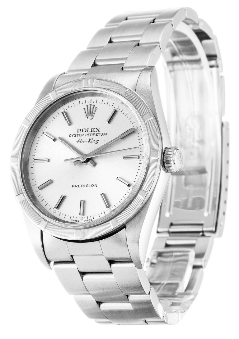 Air-King Silver Dial 14010M Perspective View