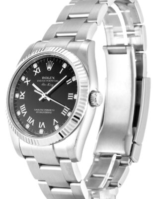 Air-King Black Dial 114234 Perspective View