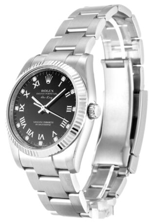 Air-King Black Dial 114234 Perspective View