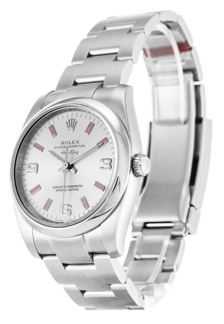 Air-King White Dial 114200-2 Perspective View