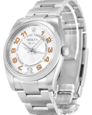 Air-King Silver Dial 114200 Perspective View