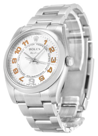 Air-King Silver Dial 114200 Perspective View