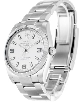 Air-King White Dial 114210 Perspective View