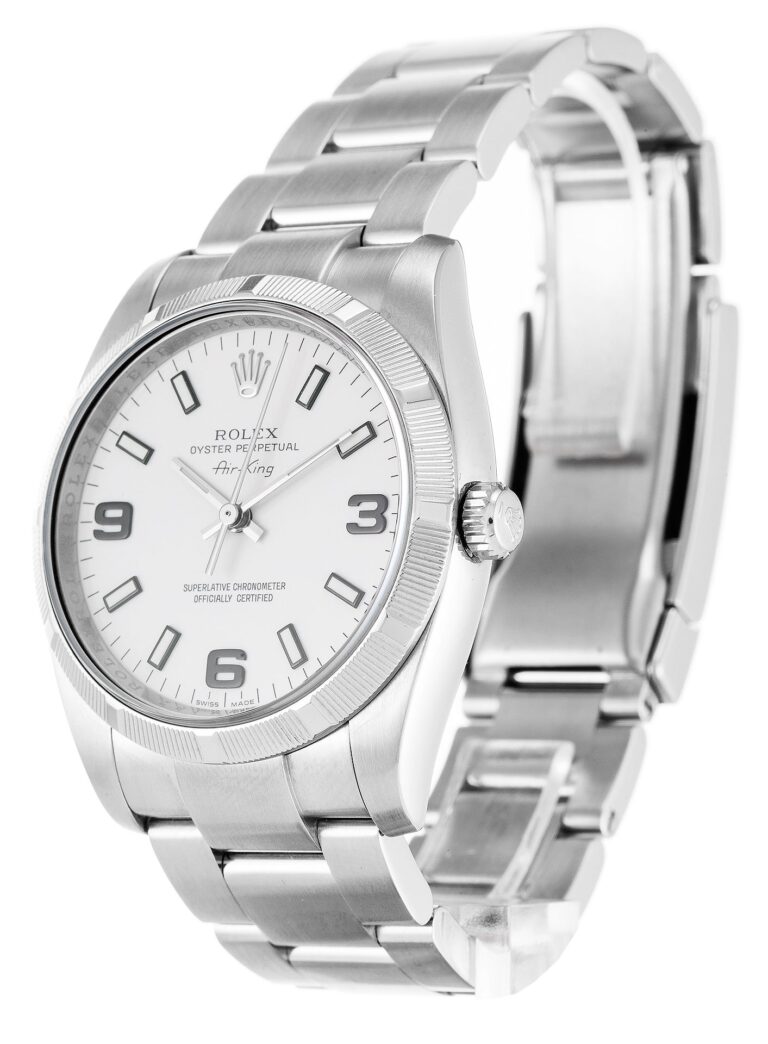 Air-King White Dial 114210 Perspective View