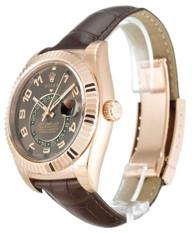 Sky-Dweller Brown Dial 326135 Perspective View