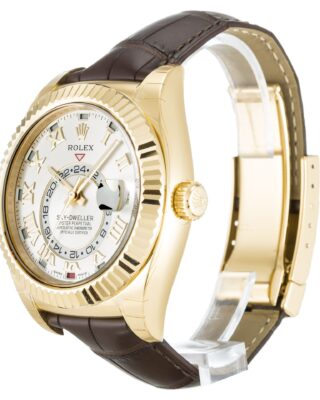 Sky-Dweller Silver Dial 326138 Perspective View