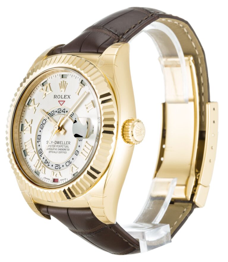 Sky-Dweller Silver Dial 326138 Perspective View