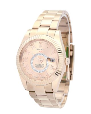 Sky-Dweller Champagne Dial 326938-2 Perspective View