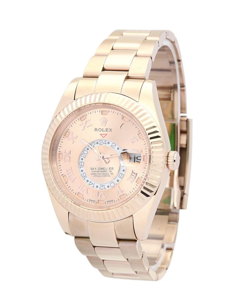 Sky-Dweller Champagne Dial 326938-2 Perspective View