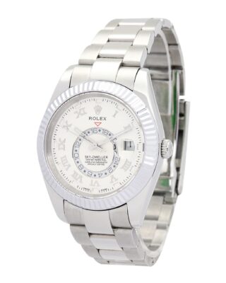 Sky-Dweller White Dial 326938 Perspective View