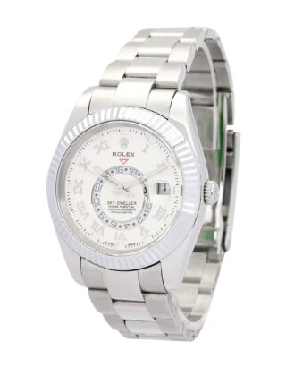 Sky-Dweller White Dial 326938 Perspective View