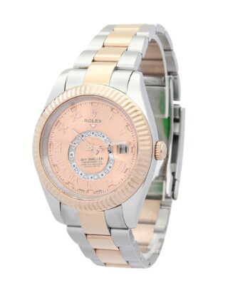 Sky-Dweller Champagne Dial 326938-3 Perspective View