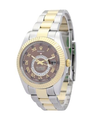 Sky-Dweller Brown Dial 326938-2 Perspective View