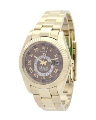 Sky-Dweller Brown Dial 326938 Perspective View