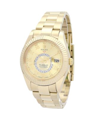 Sky-Dweller Champagne Dial 326938 Perspective View