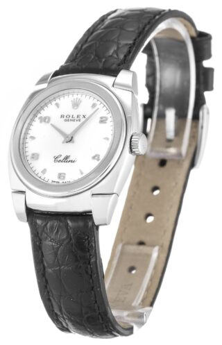 Cellini White Dial 5310 White Gold Perspective View