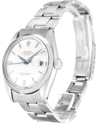 Oyster Perpetual Date Silver Dial 1500 Perspective View