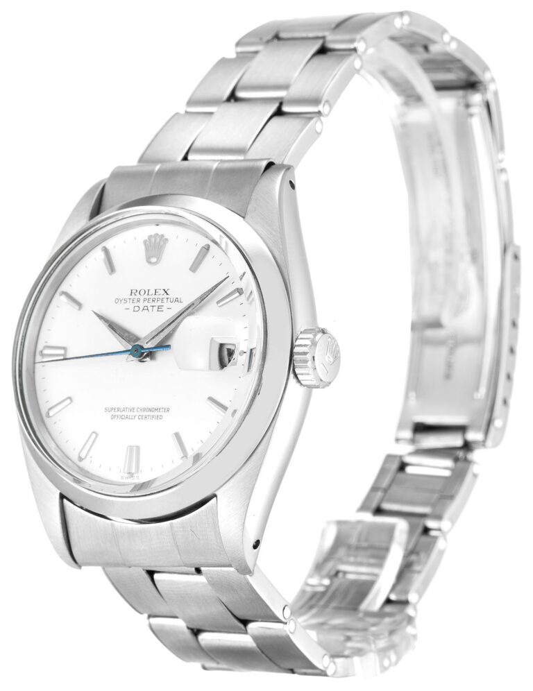 Oyster Perpetual Date Silver Dial 1500 Perspective View