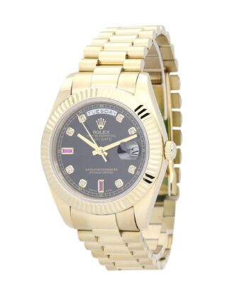 Day-Date Black Dial 118238 Perspective View