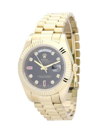Day-Date Black Dial 118238 Perspective View