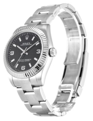 Oyster Perpetual Lady Black Dial 177234 Perspective View
