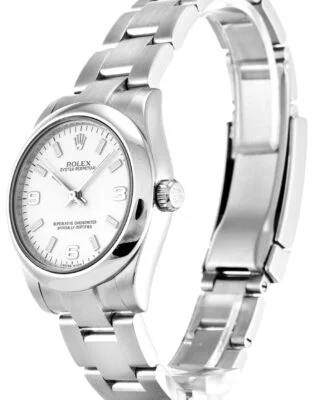 Oyster Perpetual Lady White Dial 177200-2 Perspective View