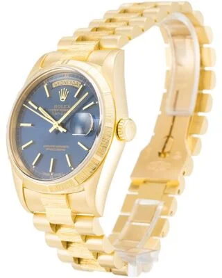 Day-Date Blue Dial 18248 Perspective View