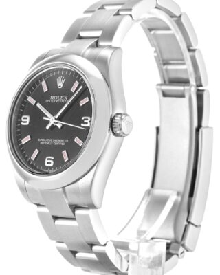 Oyster Perpetual Lady Black Dial 177200 Perspective View