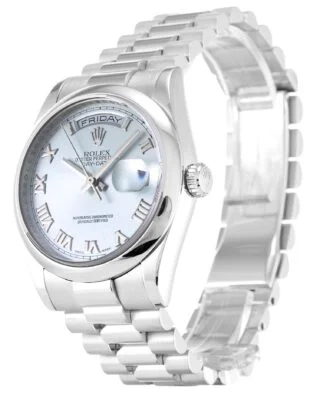 Day-Date Blue Dial 118206 Perspective View