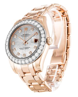 Pearlmaster Mother of Pearl Dial 81285 Perspective View