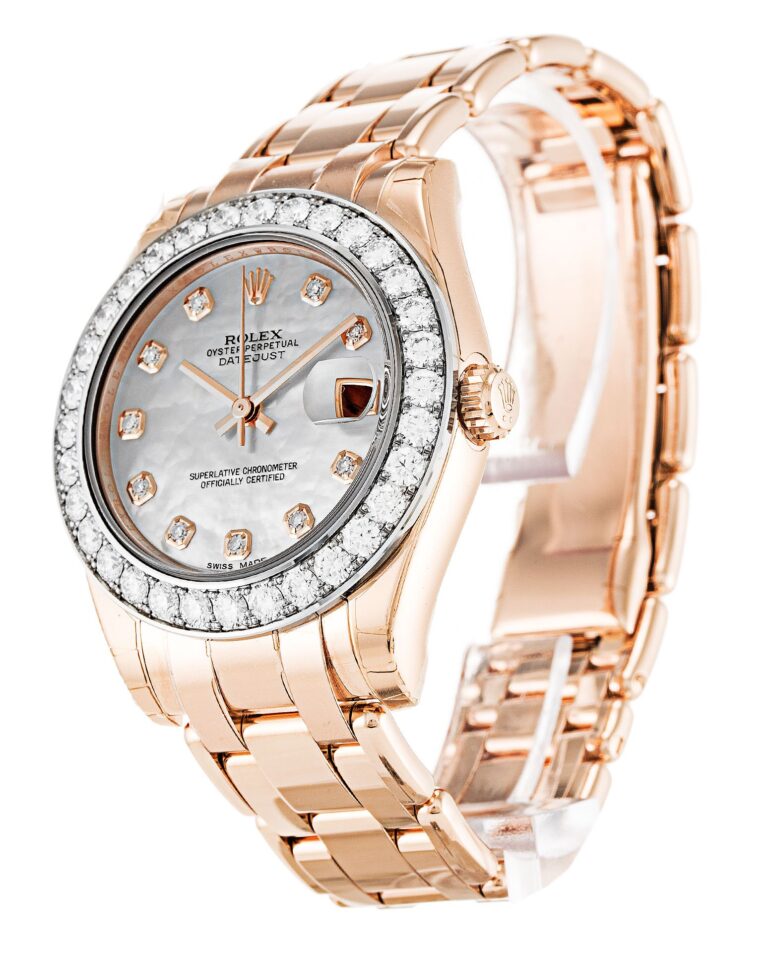 Pearlmaster Mother of Pearl Dial 81285 Perspective View