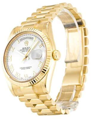 Day-Date White Dial 118238 Perspective View