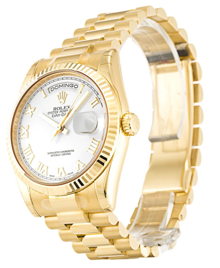 Day-Date White Dial 118238 Perspective View