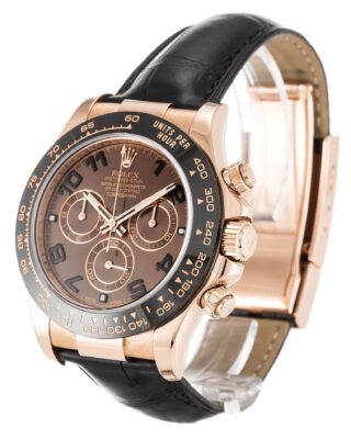 Daytona Chocolate Dial 116515LN Angle Detail