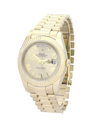 Day-Date II Gold Dial 218238 Perspective View