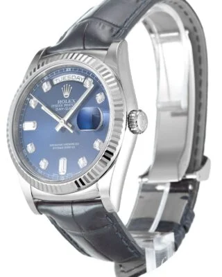 Day-Date Blue Dial 118139 Perspective View