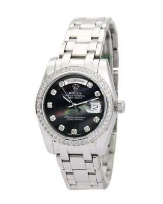 Day-Date Black Dial 118346 Perspective View