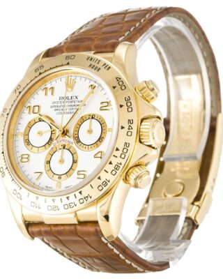 Daytona White Dial 16518-2 Angle Detail